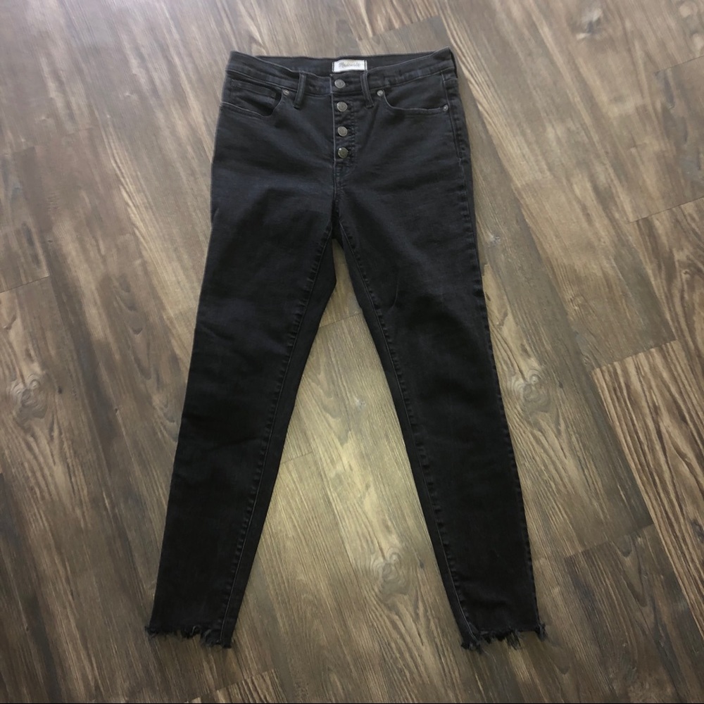 Madewell High Rise Black Jeans